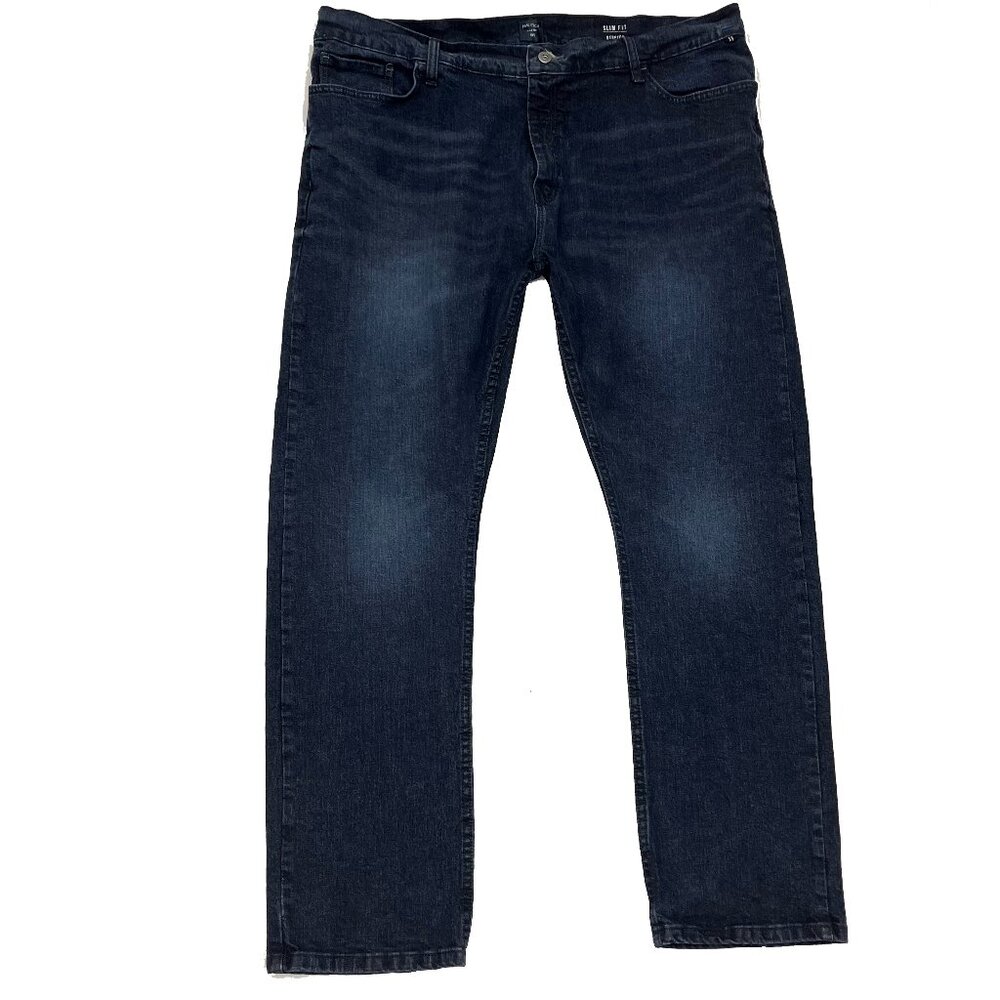Nautica Slim Fit Stretch Dark Wash Mens Jeans 42 x 32